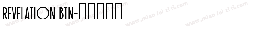 Revelation BTN字体转换